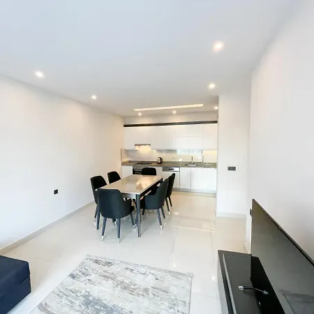 One-bedroom Flat In Front Of The Sea In Konak Terrace Алания